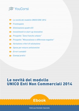 Le novità del modello UNICO Enti Non Commerciali 2014